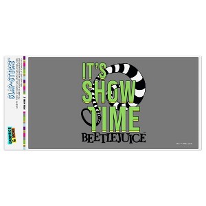 Beetlejuice Its Showtime Quote Automotive Bumper Sticker - 1 of 4