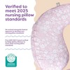 Boppy Uplift Nursing Pillow - Pink Frost Floral - 3 of 4