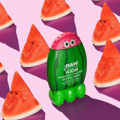 Raw Sugar Kids Bubble Bath + Body Wash Watermelon Lemonade - 12 fl oz_4