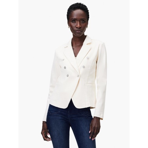 Nic + Zoe Women's Femme Denim Blazer - Canvas, 14 : Target