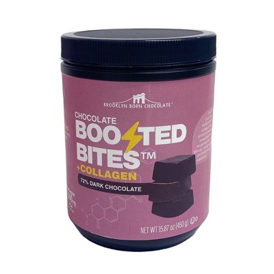Brooklyn Born Chocolate Dark Chocolate Boosted Bites Collagen - 15.87 oz
