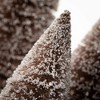 9.5"H, 12"H and 16.25"H Sullivans Brown Bottle Brush Tree - Set of 3, Christmas Decor - 2 of 4