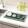 REGALWOVEN Waterproof & Durable Bordered Textured Silicone Dish Drying Mat for Sink Area - 2 of 4