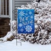 Briarwood Lane Winter Double Sided Garden Flag 12x18 For Outdoor Let It Snow Snowflakes For Winter Garden Flag Flags For Outside - 4 of 4