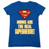 Women's Superman Mother's Day Moms Are The Real Superheroes T-Shirt - 4 of 4