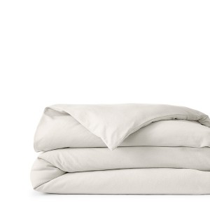 Lands' End Comfy Super Soft Cotton Flannel Duvet Bed Cover - 5oz - 1 of 3