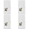 Saro Lifestyle Table Napkins With Embroidered Bluebird Design (Set of 4) - 2 of 4