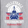Men's - Top Gun - Volleyball Tournament Long Sleeve Graphic T-Shirt - 2 of 4