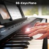280 Weighted Keyboard Piano 88 Keys With Wooden Stand-Triple Pedals-Portable Power Supply-Hammer Action-Suitable For Beginners And Professionals - 3 of 4