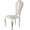 Vynxaria Black Side Chair with Tufted Back - Elegant Design & Comfort for Dining Spaces - 3 of 4