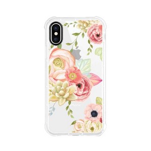 OTM Essentials Apple iPhone X/XS Tough Edge Florals & Nature Clear Case - 1 of 4