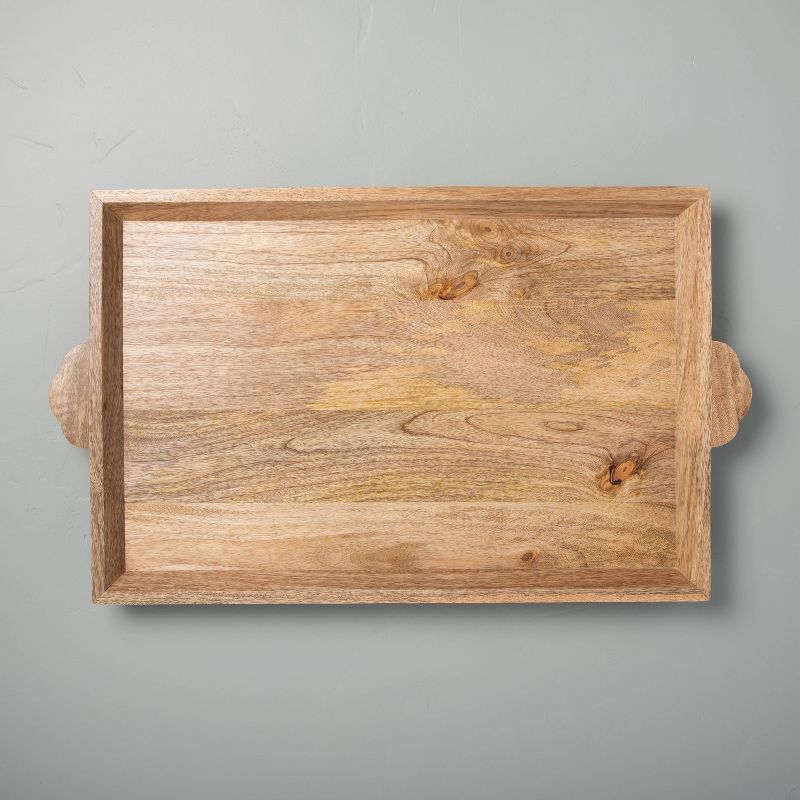 Carved Wood Tray - Hearth & Hand™ with Magnolia, 1 of 13