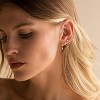 3 Pairs 14K Gold Hoop Earrings Set - Hypoallergenic Huggie & Dangle Earrings for Women - 4 of 4