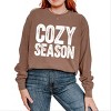 Simply Sage Market Cozy Season Bold Distressed Garment Dyed Long Sleeve - 2 of 4