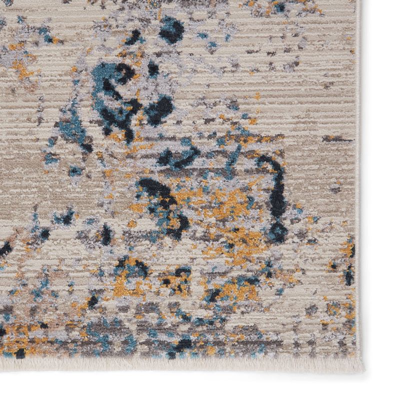 Terrior Abstract Area Rug Blue/Gold - Jaipur Living, 5 of 8