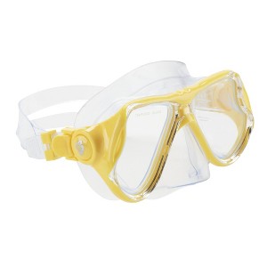 Hawaii Divers Beluga Jr Snorkel Mask – Yellow (Unisex | Ages 8+) - 1 of 3