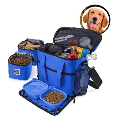 Overland Travelware - Medium/Large Dog - Week Away Bag - Royal Blue