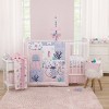 NoJo Mermaid Lagoon Pink, and Blue Sea Friends Super Soft Contoured Changing Pad Cover - 3 of 3