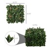 Gulches Grass Wall Panels,Artificial Grass Wall Decor，Privacy Hedge Screen UV Protected - 3 of 4