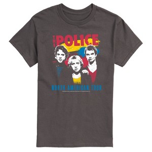 Men's - The Police - Police North American Tour Short Sleeve Graphic T-Shirt - 1 of 4