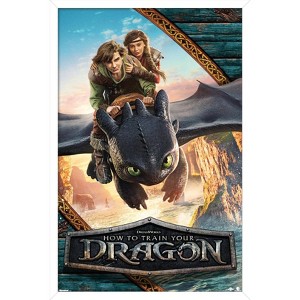 Trends International How To Train Your Dragon (2025) - Flight Framed Wall Poster Prints - 1 of 4