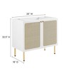 Modway Chaucer 36" Bathroom Vanity Cabinet – Contemporary Storage Base with Slatted Doors (Sink Not Included) - 2 of 4
