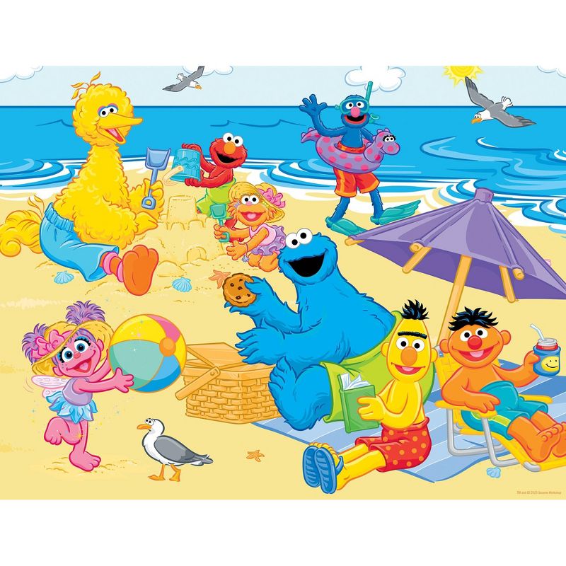 MasterPieces 24 Piece Jigsaw Puzzle for Kids - Sesame Street Beach Day, 3 of 6