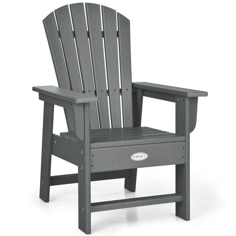 Costway Set of 2 Kids Patio Adirondack Chair Armchair Weather Resistance Outdoor Chair, 5 of 6