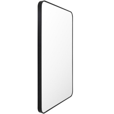 Renna Modern Silver Rectangular Wall Mirror