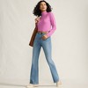 Lands' End Women's Relaxed Cotton Long Sleeve Mock Turtleneck - 4 of 4