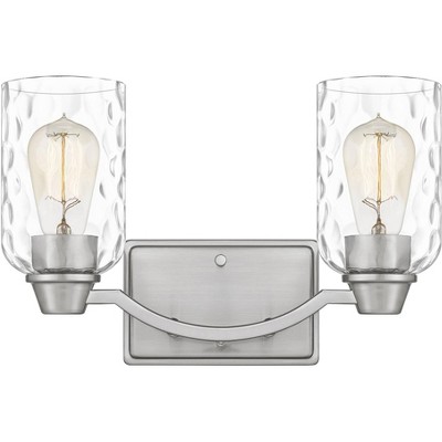 Quoizel Acacia 14" Wide Brushed Nickel Bath Light