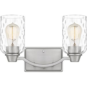 Quoizel Acacia 14" Wide Brushed Nickel Bath Light - 1 of 1
