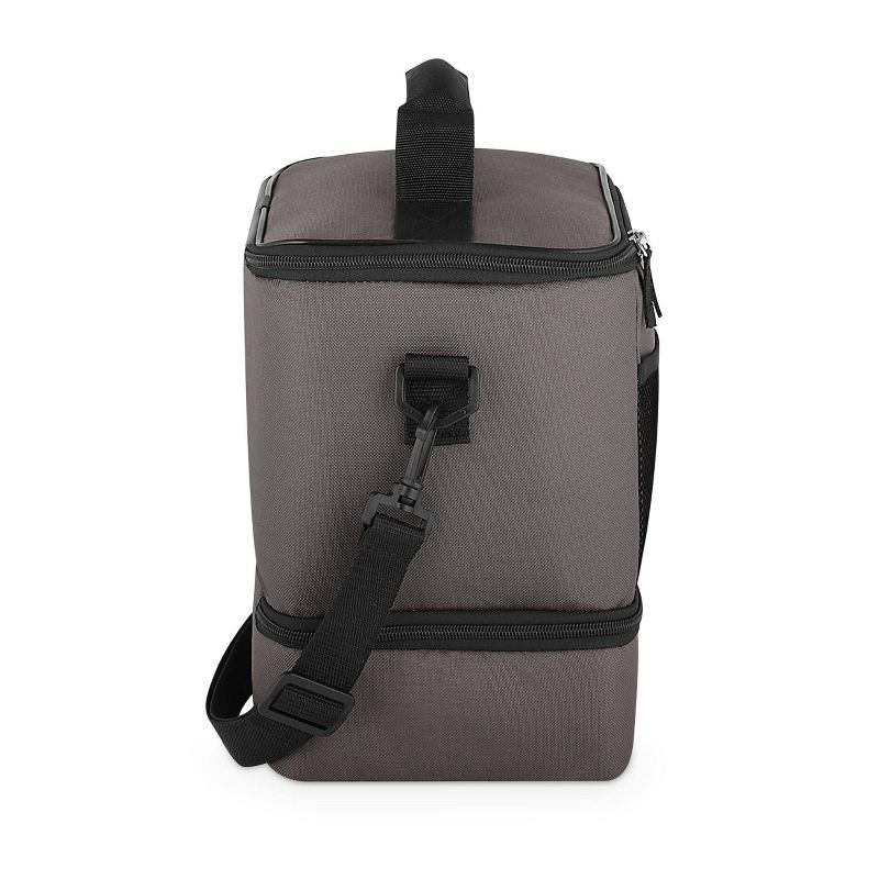 Thermos 12 Can Dual Lunch Bag - Gray, 4 of 10