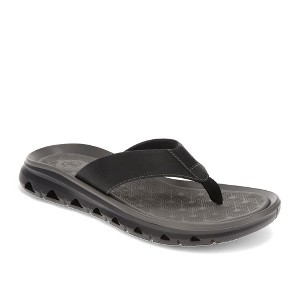 Dockers Mens Luka Synthetic Leather Casual Flip Flop Sandal Shoe - 1 of 4