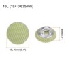 Unique Bargains Metal Shank Round Cloth Covered DIY Sewing Buttons 20 Pcs - 2 of 4