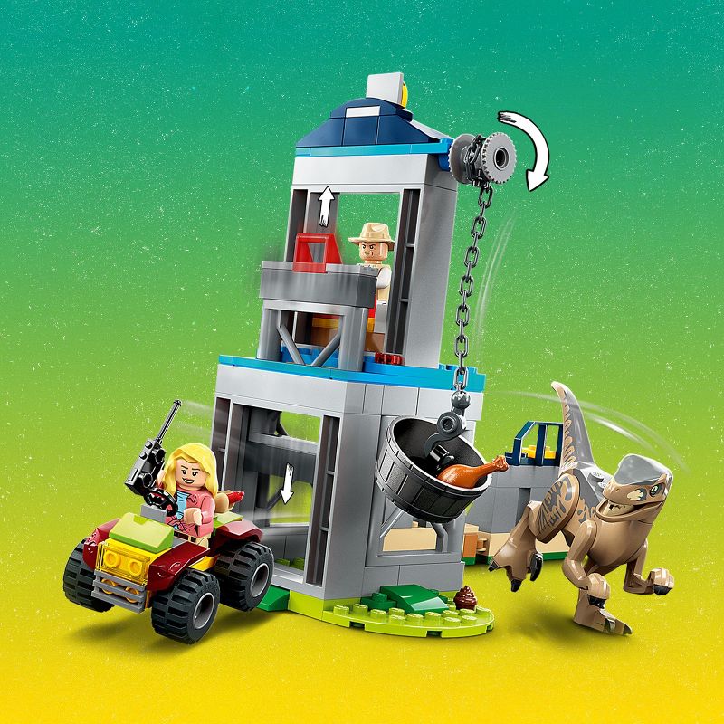 LEGO Jurassic Park Velociraptor Escape Dinosaur Toy 76957, 4 of 9