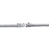 Guili Sterling Silver Tennis Necklace with Clear Cubic Zirconia, Designed to Exude Classic Elegance for Any Formal or Casual Occasion - 2 of 3