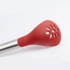 Cuisipro Silicone & Stainless Steel Slotted Spoon, Red - 4 of 4