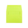 JAM Paper A2 Colored Invitation Envelopes 4.375 x 5.75 Ultra Lime Green WDBH610H - 2 of 4
