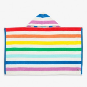 Primary Kids Rainbow Stripe Hoodie Towel - 1 of 2