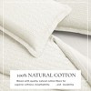 100% Cotton Honeycomb Waffle Duvet Cover & Sham Set - Great Bay Home - 2 of 4