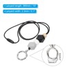 Unique Bargains Wear-resistant Lightweight ID Card Silicone Beaded Lanyards with Buckle Clip - 2 of 4