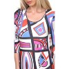 Women's 3/4 Bell Sleeve Genevieve Dress - White Mark - 2 of 3
