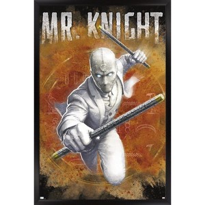 Trends International Marvel Moon Knight - Mr. Knight Framed Wall Poster Prints - 1 of 4