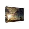 Trademark Fine Art Dan Mirica  Children playing football in Zanzibar Canvas Wall Art - 4 of 4