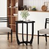 GDFStudio Tendoy Rustic 27.50" Acacia Wood Dining Table, Black - 2 of 4