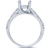 Pompeii3 1/4ct SI Princess Cut Accent Diamond Semi Mount Ring 6 - 2 of 3