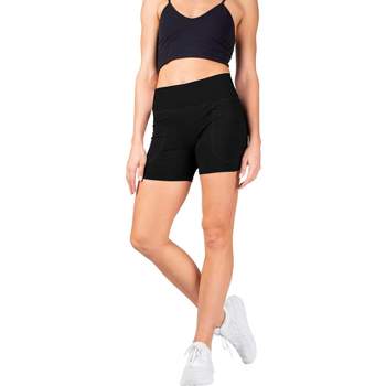 Blis Workout Leggings For Women Fold Over Maternity Leggings Yoga Pants For Women  Capri Length 3 Packs Available Black / White Small : Target