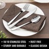 Angel Sar 48-Piece Stainless Steel Silverware Set with Steak Knives, 18/8 Flatware for 8, Mirror Polished Cutlery Set, Dishwasher Safe - 4 of 4
