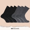 Dockers Men's Socks & Hosiery - 6-Pack Cushioned Athletic & Dress Crew Socks for Men - 4 of 4